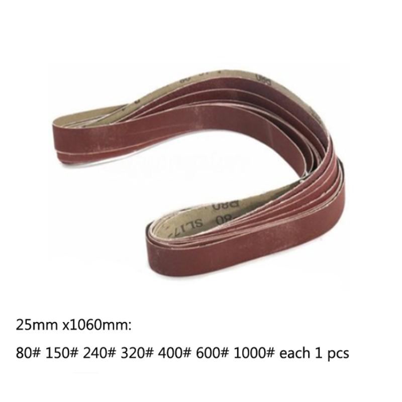 Sanding Belts/Disc Sanding Polishing Paper 40-1000 Grit Assortment Metal Grinding Aluminium Bands Polisher Oxide Sander