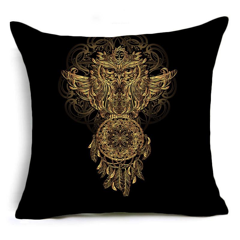 New Owl Pillow Cover Home Sofa Pillow Cover