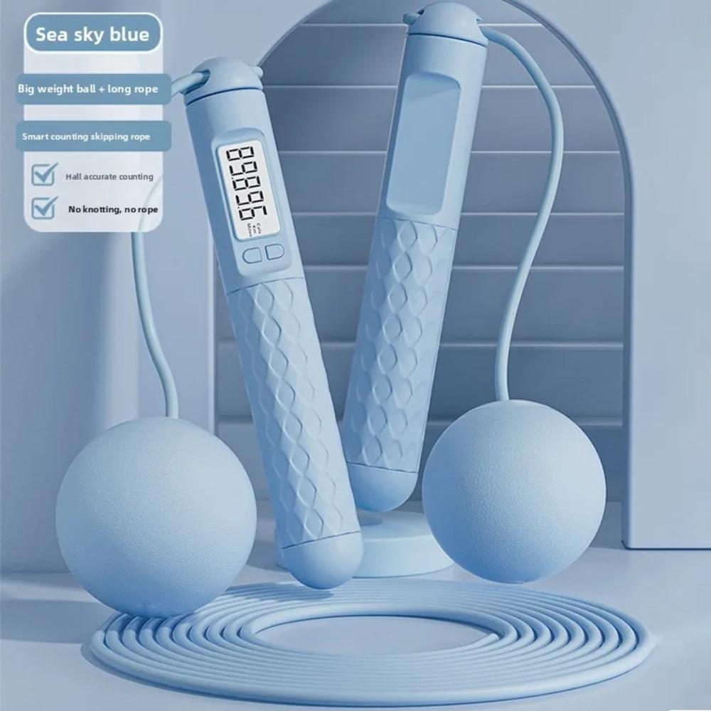3M Length Counting Jump Rope Ball Anti-Skid Fitness Jump Rope Jump Rope with Counter  Student