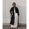 100% Wool Coat Women's Winter Belted Thickened Double-sided Woolen Coat