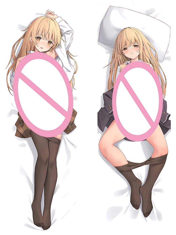 Shiina Mahiru Otaku Anime Girl Naughty Dakimakura Body Pillow Cover Double Sided Printed Sexy Cosplay Cushion Case Pillowcase