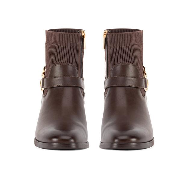 Jenny Fairy HY25653-2 Brown Ankle Boots