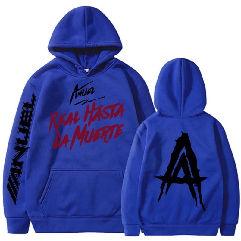 New Anuel AA Printed Hoodies Sweatshirt
