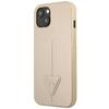 Guess Guhcp14Spsatle Iphone 14 / 15 / 13 6.1 Beżowy/Beige Hardcase Saffianotriangle Logo