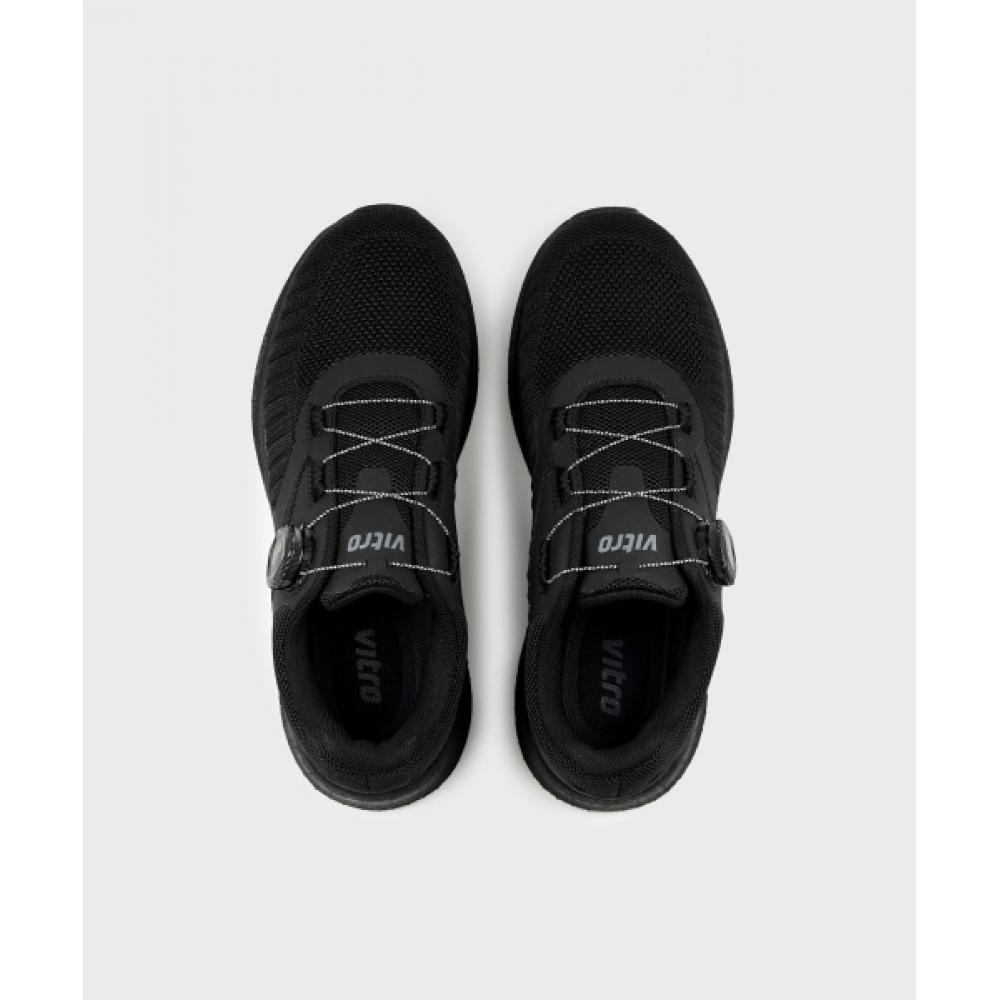

Vitro Unisex Walking Shoes Boa Fit Liz 2 Black 230