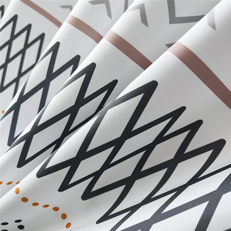 The New Line Bohemian Style Hotel Waterproof Thickened Bathroom Household Simple Shower Curtain For Toilet