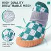 Netzstoff Hundeschuhe Hundestiefel Atmungsaktiv Kleine Hundeschuhe Welpenstiefel mit Rutschfester Sohle für Heißen Asphalt Langlebiger Pfotenschutz für Haustiere