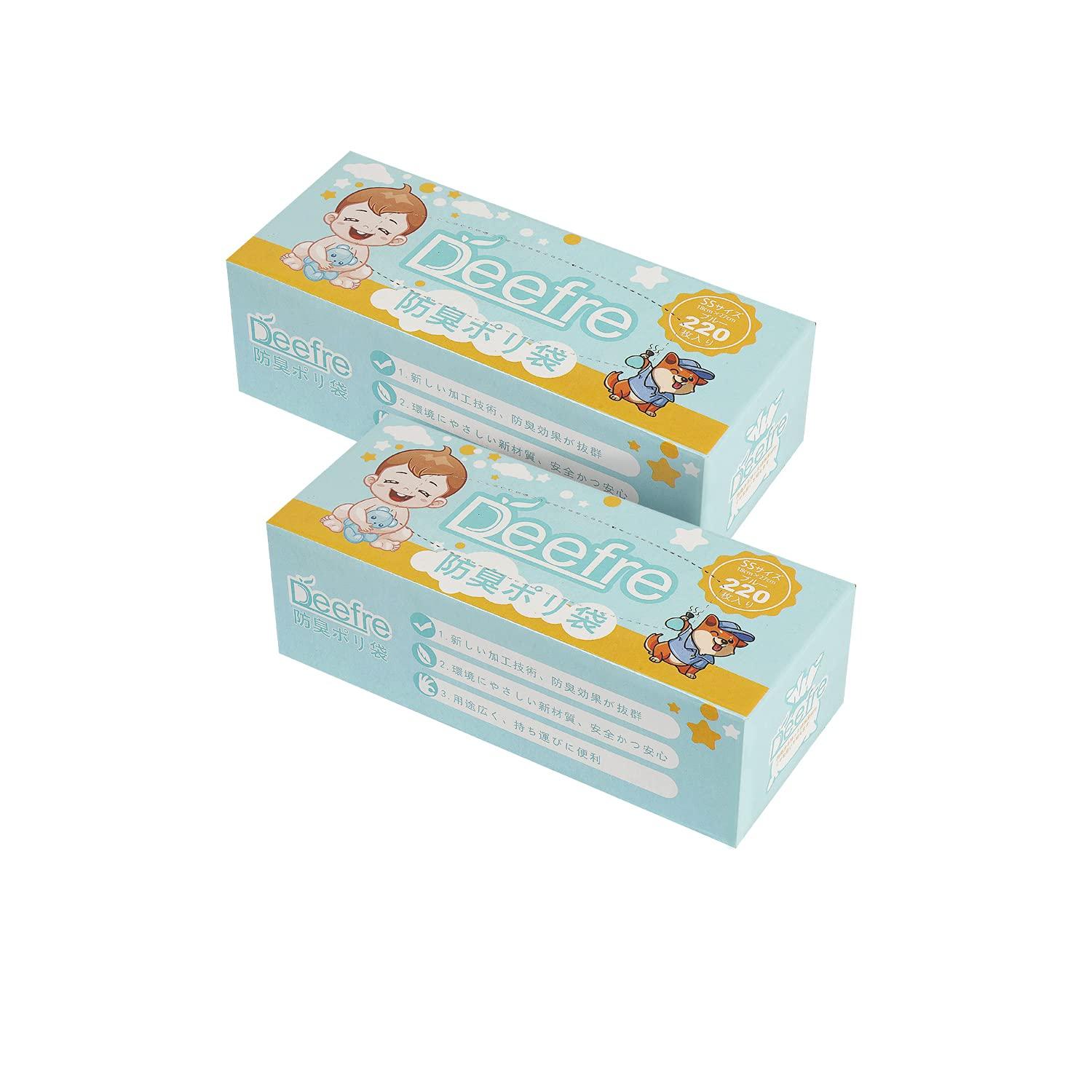 

Deefre Odorless Diaper 440 SS Odorless Bags for Thick and Odorless Garbage Blue Bags, Bags, Size, Babies, 7-Layer Film, Durable, Bags, Color синий