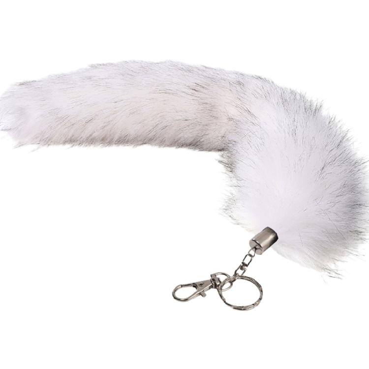 Big Foxes Furs Tail Tassels Keyring Fashion Pendant Keychain Handbag Charm