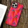 Red Chili Pepper Phone Case For iPhone 17,16,15,14,13,12,11 Plus,Pro Max,XS,Colored Silver Plated Inside Cover