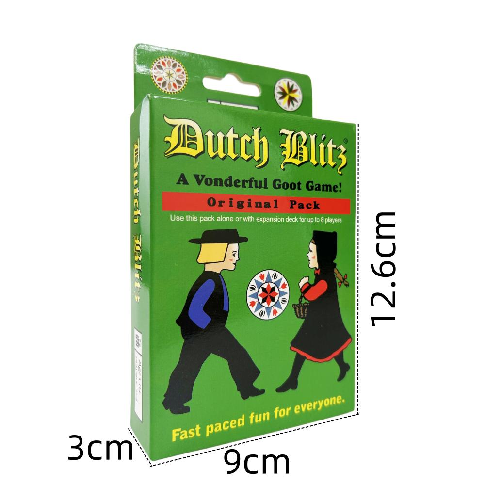 Dutch Blitz The Original Fast Paced Card Game Contains 160 Card Quick And Easy To Learn Great Family Game Fun For Everyone For 2