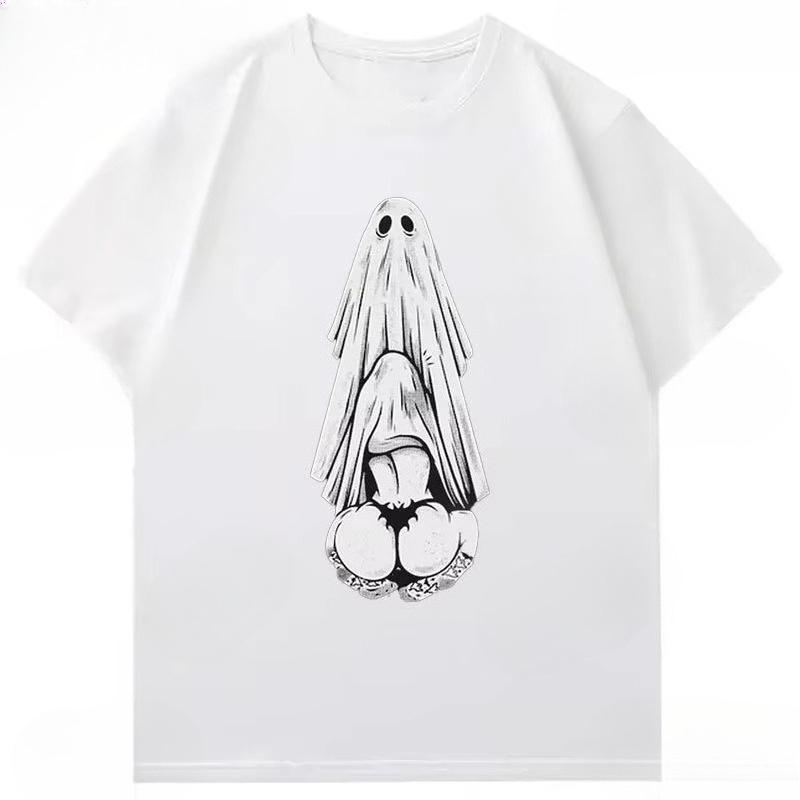 Unisexs Printed Tshirt 100 Cotton Loosefitting Comfortable Simple And Versatile Highquality Tshirt