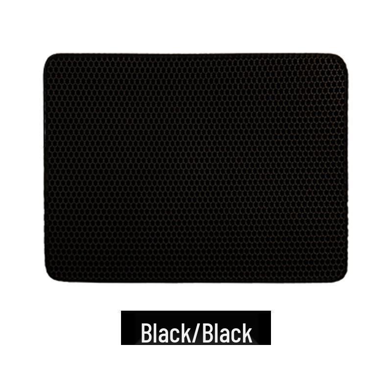 Double-Layer Cat Litter Mat with Anti-Scratch and Sand Control