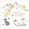 Active Corporation 2027 Wall Calendar - Shinako Moriyama Rabbit Illustration Art, Japanese Stationery, 145x140mm, Monthly Planner
