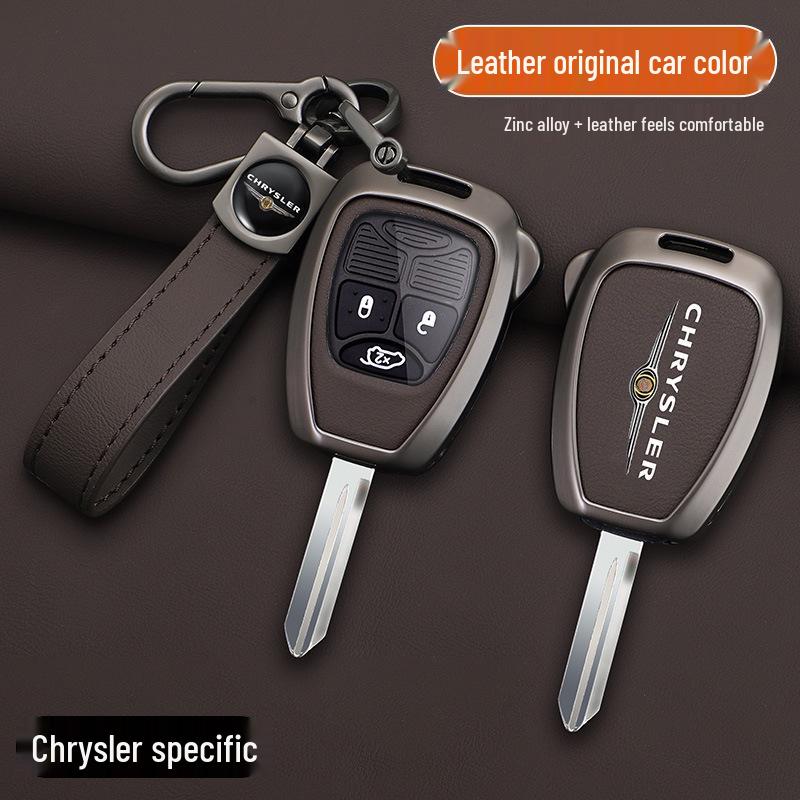 Chrysler 300C Key Case for 2006-2007 Models: Remote Control Metal Shell & Buckle