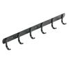 Punch-free Coat Hat Hook Rack Multipurpose Wall Mounted Metal Towel Hanger