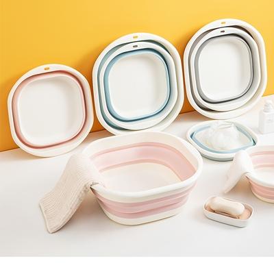 Πτυσσόμενος νιπτήρας πολλαπλών χρήσεων Φορητή μπανιέρα πλυντηρίου νιπτήρας μπάνιου Ταξίδι πεζοπορία Εργαλείο καθαρισμού πικνίκ Προϊόντα μπάνιου