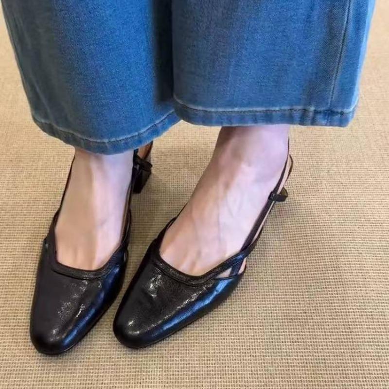 Fashion Ladies Shoes 2025 Fashion Closed Toe Women's Sandals Summer Slip-on Office and Career New Best Seller Comfortable Heels Women