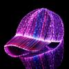 Luminous Hat Bouncing Di Luminous Duck Tongue Hat Color Changing LED Hat Colorful Glitter Hat