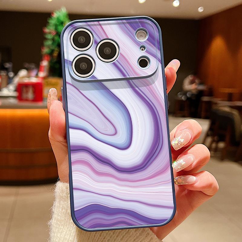 Watercolor Marble Case For iPhone 17 18 Pro Max Magnetic For Magsafe Skin Feel Hybrid Phone Cover For iPhone 16 15 14 13 Pro Max