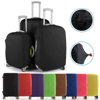 Travel Luggage Protection Dust Cover Sleeve Elastic Dustproof Solid Color