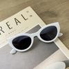 Retro Koreanske Dame Solbriller Mote Makaron Unisex Ovale Briller Cat Eye Solbriller Øyebeskyttelse Briller Oculo De Sol