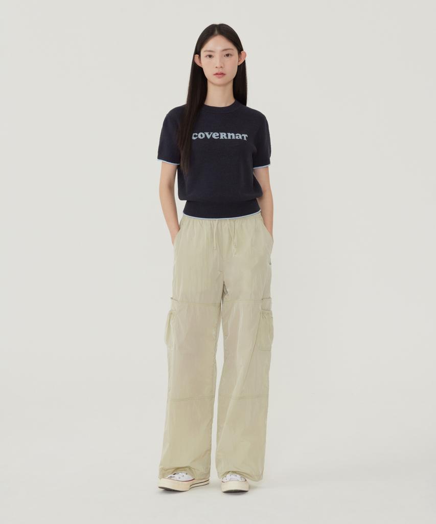 COVERNAT WOMAN Cooper Logo Half Knit Navy