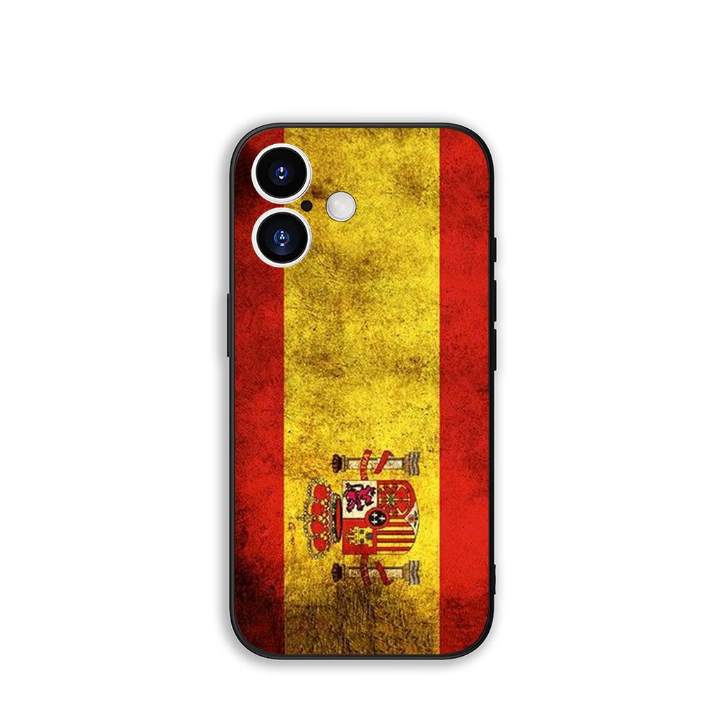 Cover for Samsung Galaxy A55 A56 A25 A36 A54 S8 S9 S21 S20 FE A53 A13 A12 A14 A33 A70 A71 A51 A21S Case Spain Flag Yellow Red