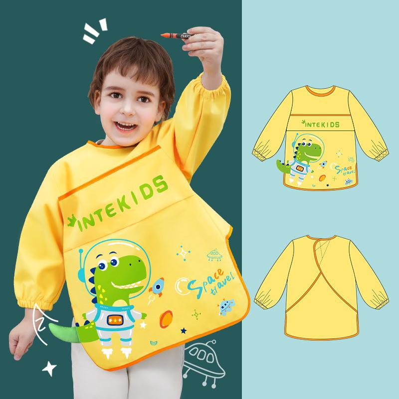 Kinder Cartoon Einhorn Schürze Jungen Mädchen Küche Kochen Backen Malen Kochen Kunst Lätzchen Mode Schürze Baby Lätzchen