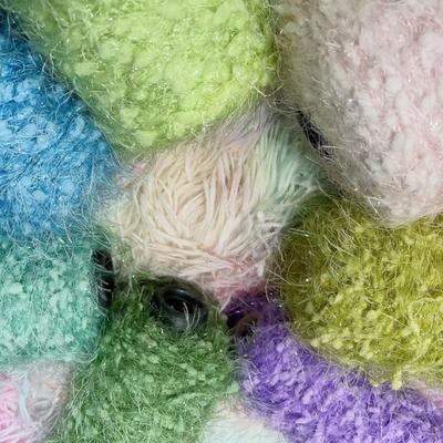 250g Yarn Wool Thread Feather Bean Wiring Shiny Decorative Scarf Shawl Coat Bag Crochet DIY Knitting Crochet Supplies