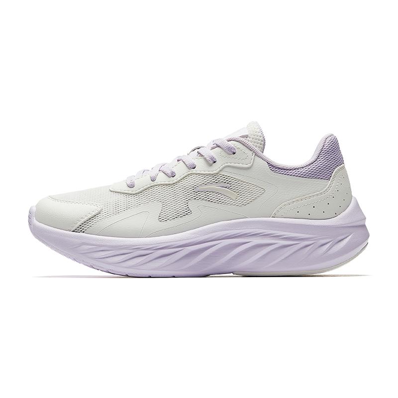 Anta Women Lightweight Casual Walking Sneakers White Pink 922525522-1 36