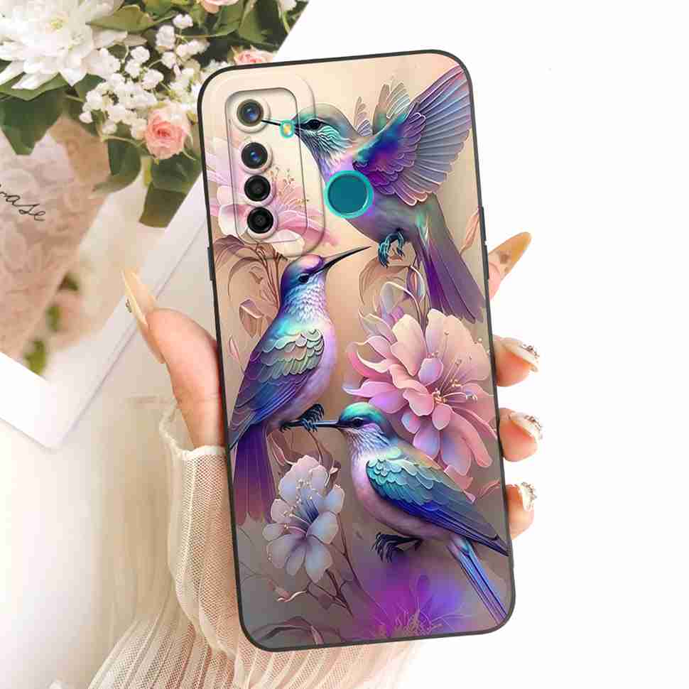 Shockproof Case For Realme 5 Pro Casing Popular Cute Rabbit Soft Matte Cover Realme5 Pro 5Pro RMX1971 RMX1973 Phone Case