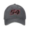 Toprak Razgatlioglu 54 Denim Baseball Caps Snapback Baseball Hats Breathable Casquette Outdoor for Men's And Women's