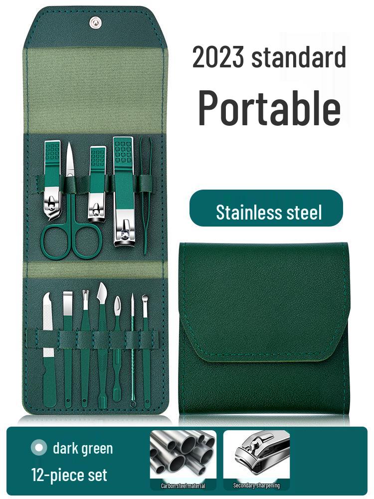 Premium 16-Piece Nail Clipper Set for Paronychia - High-End Manicure Tools