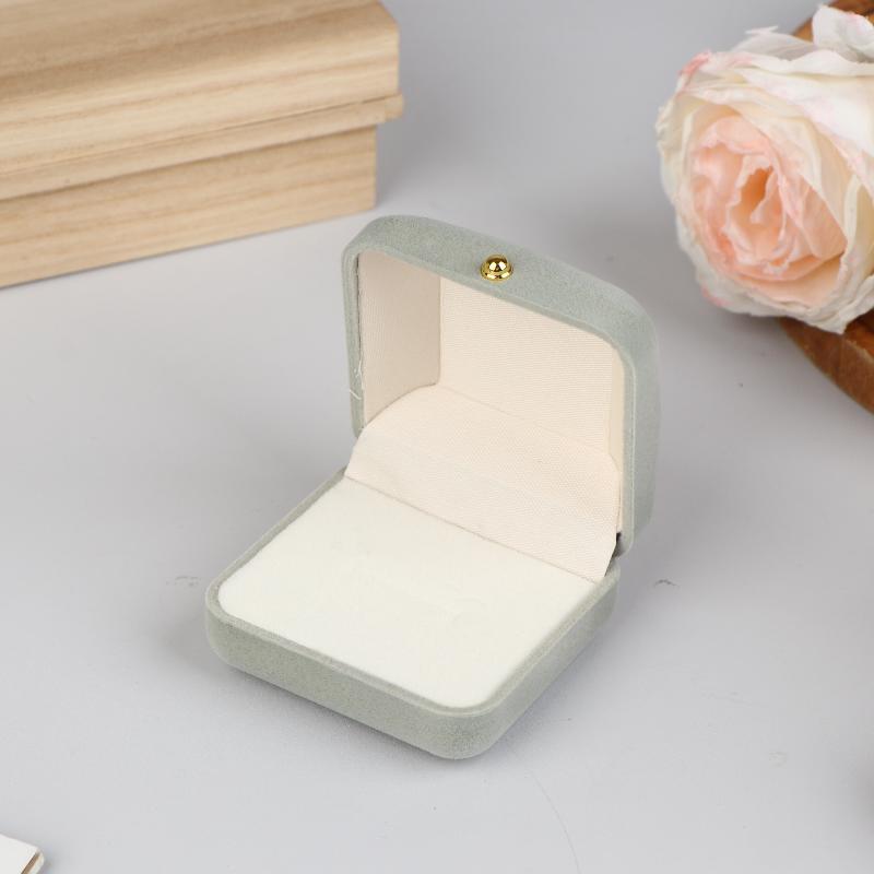 Velvet Jewelry Box Rings Necklaces Earrings Pendants Storage Box For Women Jewelry Packaging