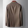 Herbst und Winter Leichter Luxus Business Einzel Weste Mittelalterliche und Junge Leute Einfarbig Einreiher Trendige Anzugjacke