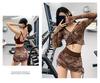Jupe plissée en maille tie-dye pour femme - Séchage rapide, taille haute, pour le yoga et le tennis