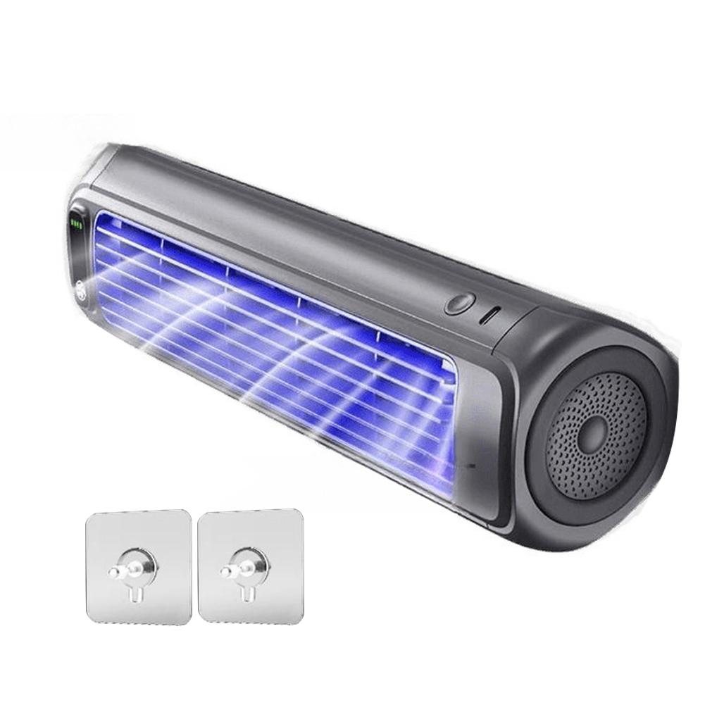 Portable Quiet Wall Mounted Fan No Drilling Adhesive Small for Kitchen Bathroom Dorm Bedroom Office Home Cooling Fan