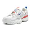 Fila Fusion Disruptor 2 Fabric Round Toe Lace-Up Low-Top Dad Sneakers Women Sneakers Fog-Gray T12W011402FVG