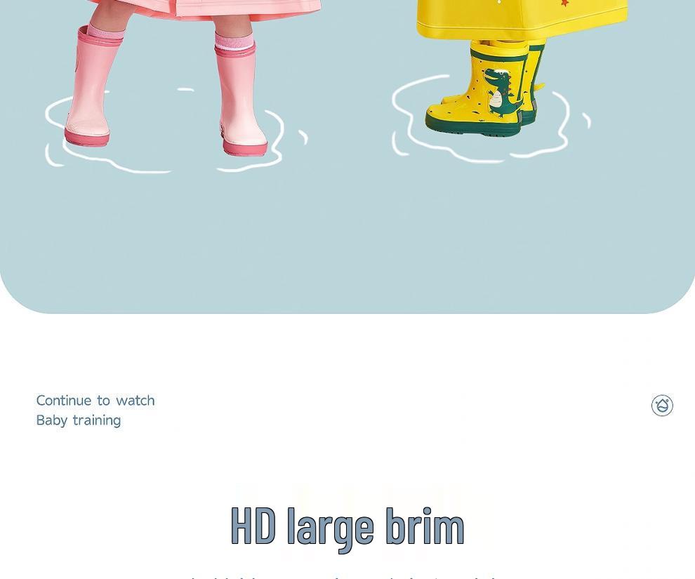 2025 Kids Raincoat: Waterproof Poncho for Boys & Girls In Preschool