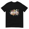 Resist Floral Anti Trump Political Protest TShirt