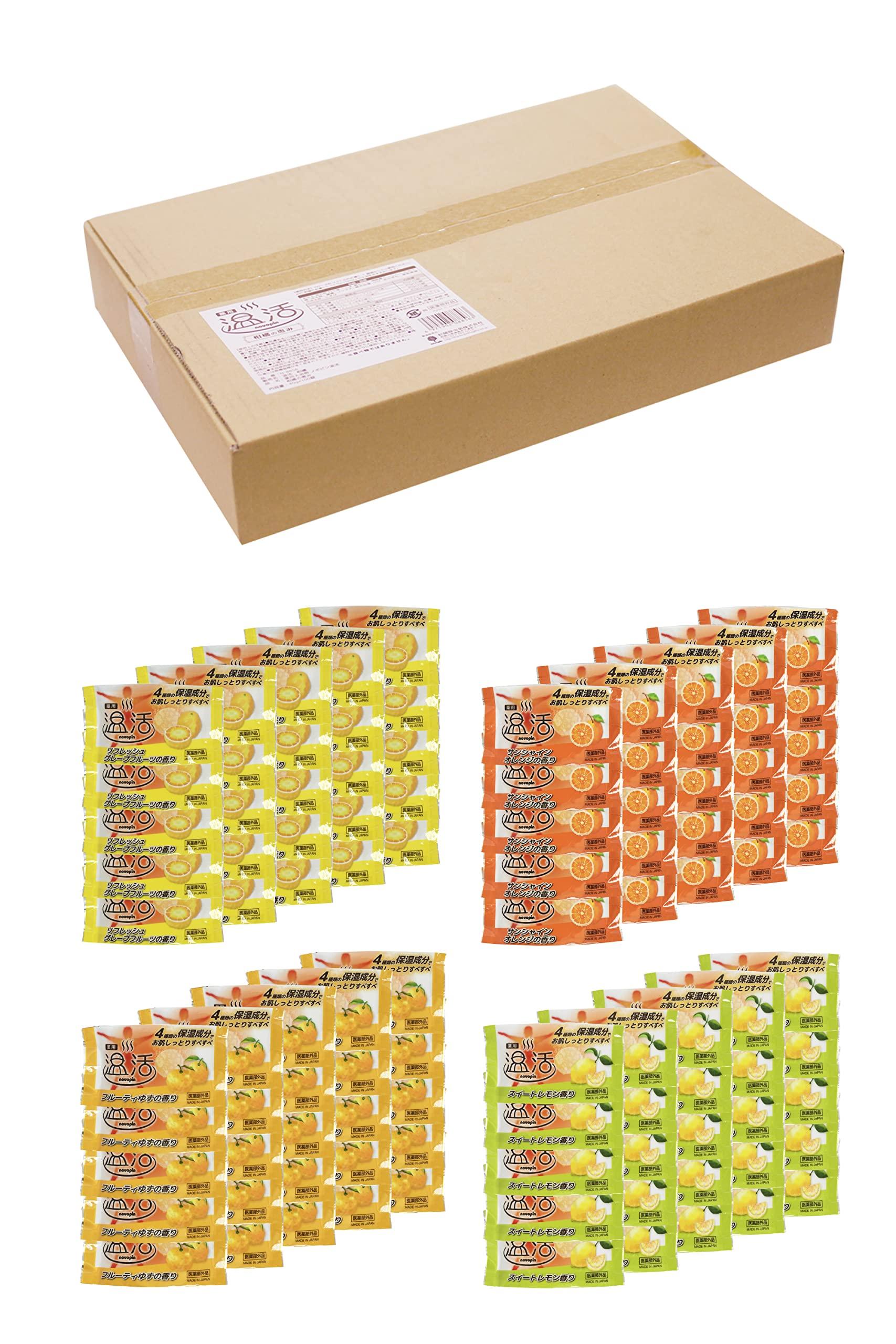 

Kiyo Jochugiku Medicated Bath Additives, Novopin, Warming, Citrus Blessings (100 tablets / 4 scents x 25 tablets each), Carbonated, Yuzu, Refreshing