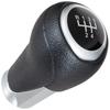 Mazda 3 III 13-18 Gear Shift Knob BLACK + SILVER 5 SPEED