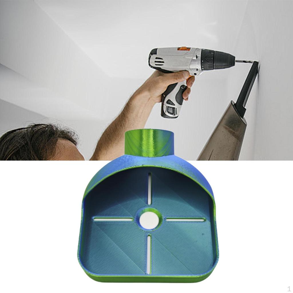 Borestøvoppsamlingsskål 3,3x4 tommer Lettvekt Enkel å installere for gipsplater, takplater Allsidig