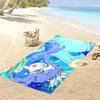 Cute Lyra Print Beach Towel, Large Soft Quick Dry Towel for Beach Camping Swimming