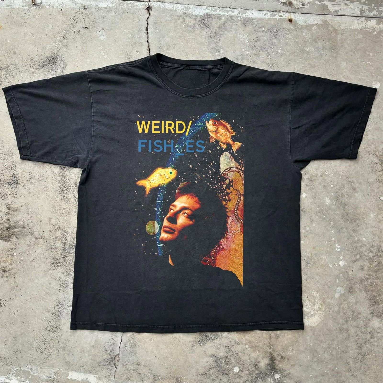Radiohead Weird Fishes Thom Yorke Funny Black Unisex T-shirt Size S-5XL XL