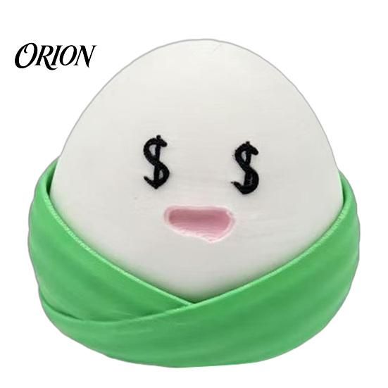 Zongzi Click Toy 3D Printed Fidget Clicker, Cartoon Rice Dumpling Finger Stress Relief Food Toy, Gift for Dragon Boat Festival PLA Clicker