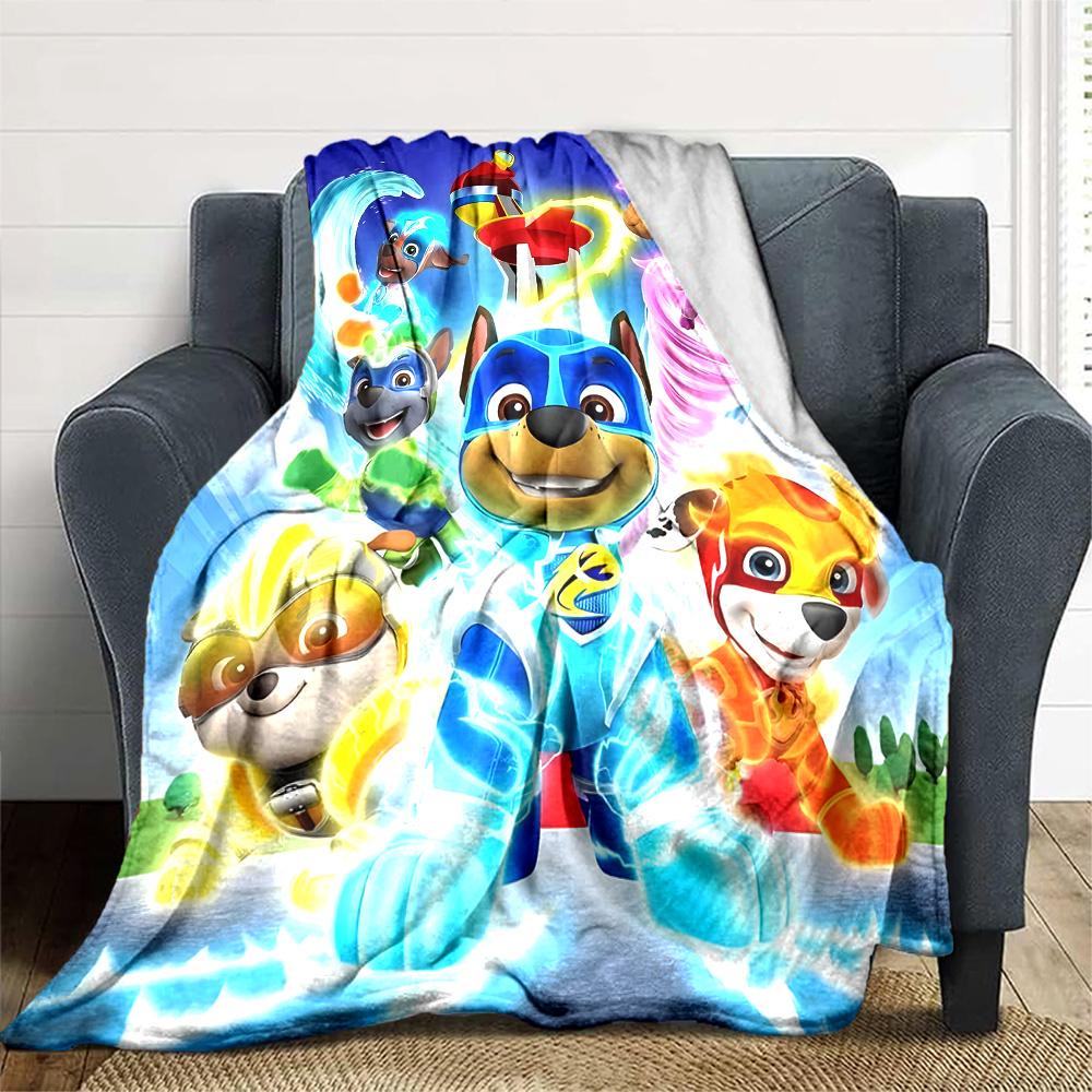 1pc Paw Paw7 Blanket, Gift, for Men and Women, Soft Blanket, Good for Sofa Bed Couch Travel, Lightweight Flannel Blanket