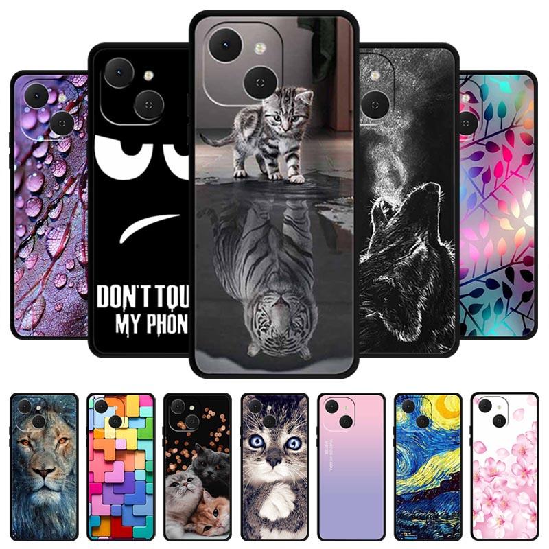 Phone Cover For Tecno Spark 40C Cases Silicone Bumper Lovely Soft TPU Coque for Spark 40 C Funda Tecno Pop 10 Pro Protector Case