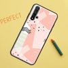 Polka Dots Lines Abstract Art For Huawei Nova 12s 11i 7i 8i 12i Y73 Y70 Y90 Y60 Y72 Y61 Y91 9 10 SE P40 Lite P30 Pro Case